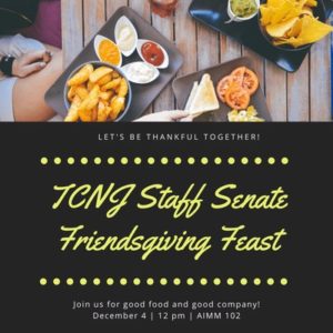 TCNJ Staff Senate Friendsgiving Feast