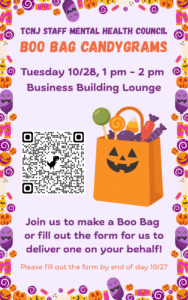 Graphic for Boo Bag Candygrams event. 